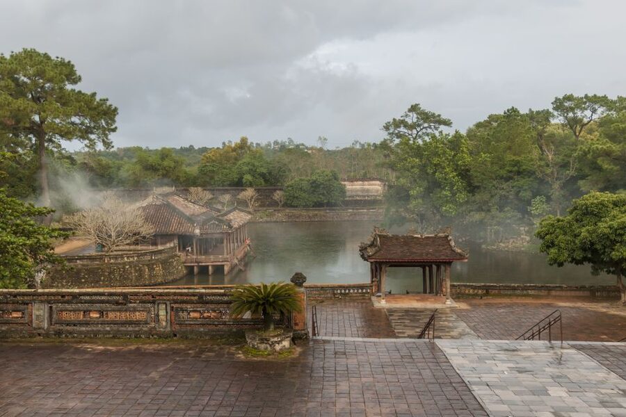 Hue: Royal Tombs and Thien Mu Pagoda Private Guided Tour - Tu Duc Tomb: where the emperor wrote from the hills