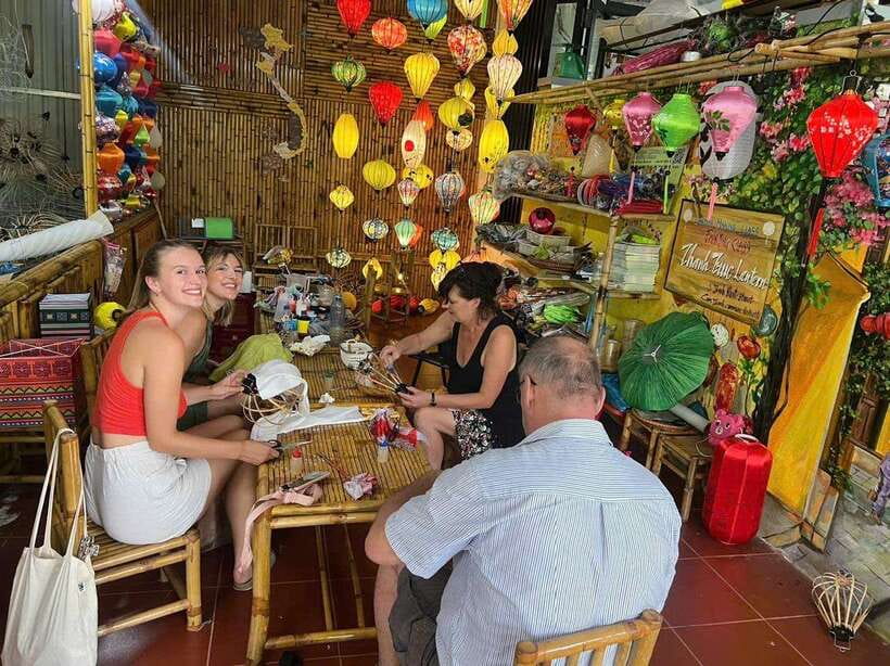 Lantern Making Class with Hotel pick-up -Thanh Truc Lantern - How the lantern is made: the hands-on flow you will follow
