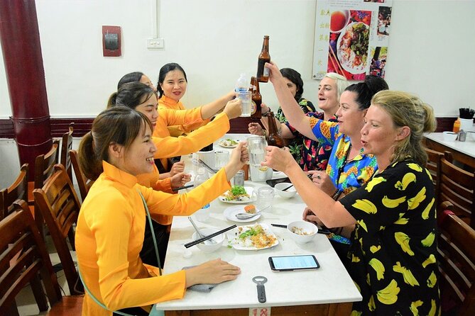 Led By Women - Hanoi Foodie Motorbike Tours - Stop 3: West Lake, with farming views along the Red River