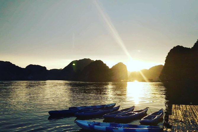 Magical Sunset and Evening with glowing plankton by Cat Ba Local - From Your Hotel to Beo Harbor, Then Out to the Floating Village