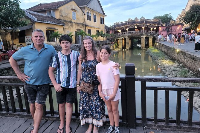 MARBLE MOUNTAIN-AM PHU Cave & HOI AN -Colourful Lantern Boat Ride - Marble Mountains: elevator up, then Xa Loi, Linh Ung Pagoda, and Tang Chon Cave