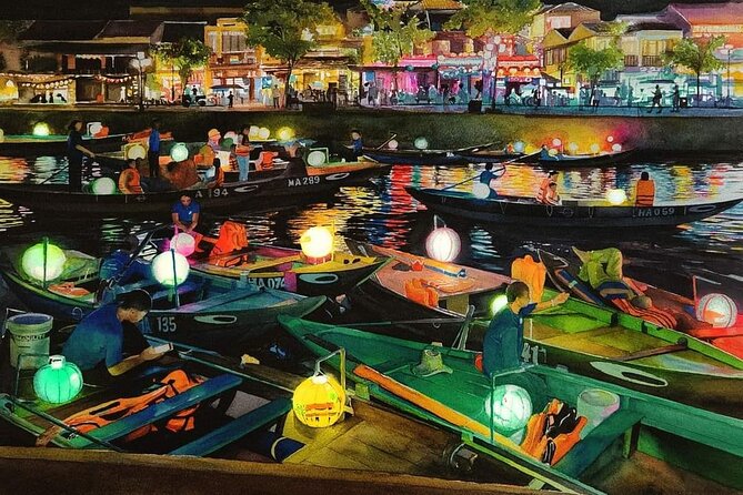 MARBLE MOUNTAIN-AM PHU Cave & HOI AN -Colourful Lantern Boat Ride - Getting started at 1:30 pm, and how the timing flows