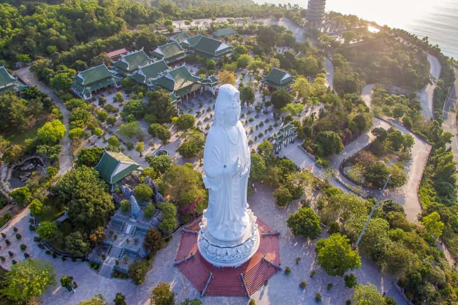 Marble Mountains, Am Phu Cave, Linh Ung Pagoda Group Tour - Why Linh Ung Lady Buddha belongs in a Da Nang half-day