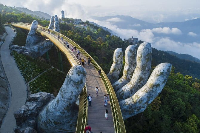 Marble Mountains and Ba Na Hills (Golden Bridge) full day tour - French village and Fantasy Park: fun, but read the fine print on add-ons