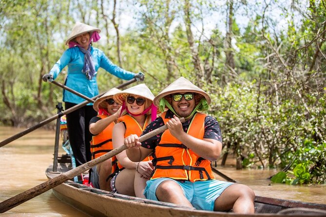 Mekong Delta Discovery Tour from Ho Chi Minh - Xe Loi Motorized Cart and the Short Canal Ride in a Rowing Boat