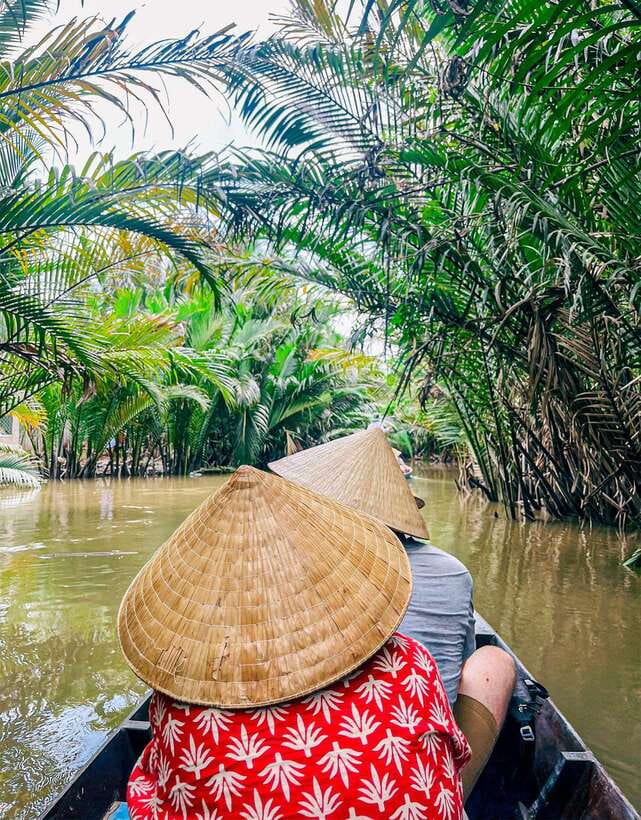 Mekong Delta 'Lesser-Known' My Tho & Ben Tre 1-Day Tour - Three boats on the Mekong: why big, rowing, and motor all matter