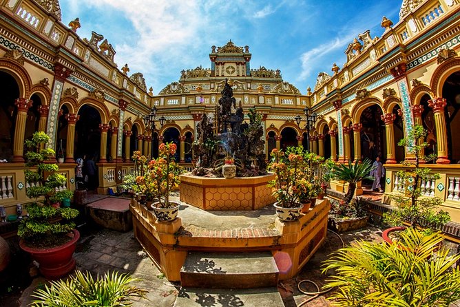 Mekong Delta Small Group Full Day Tour - Vinh Trang Temple: European-Asian architecture and calm break time