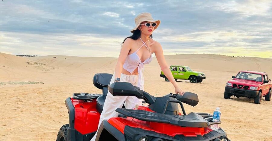 Mui Ne special: Quad Bike ATV drive by yourself+ Jeep &Guide - How sunrise and sunset departures shape your Mui Ne day