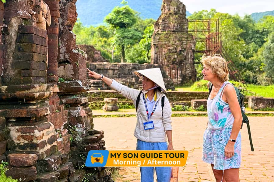 My Son Sanctuary Tour by Van & Boat from Hoi An/Da Nang - Pickup and the drive: Hoi An or Da Nang, AC comfort included
