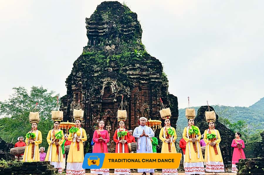 My Son Sanctuary Tour by Van & Boat from Hoi An/Da Nang - Cham cultural performance: dance or music that explains the living tradition