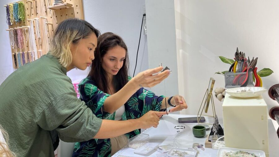 Nha Trang Jewelry Workshop - What you make: the included gemstone ring, plus optional upgrades