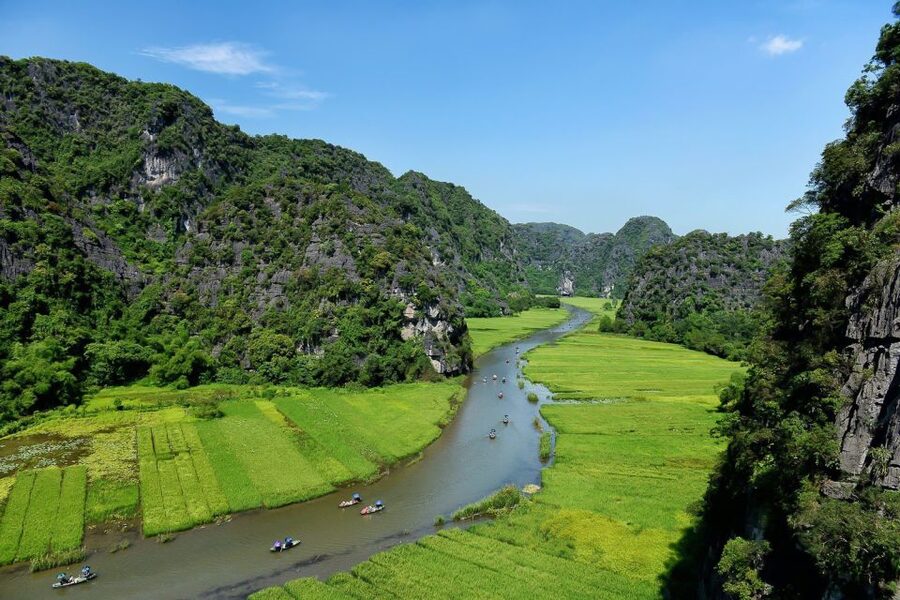 Ninh Binh Daily: Hoa Lu, Mua Cave, Tam Coc, Bike & Swimming - Mua Cave and 500 steps to Lying Dragon Mountain views