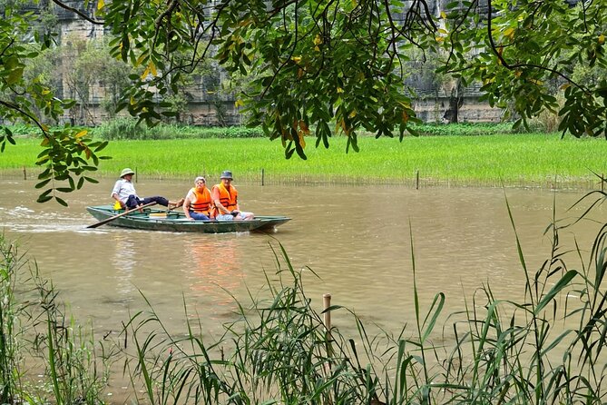 Ninh Binh HIGHTLIGHT & HIDDEN GEM Tour From Hanoi: Skip-The-Line - Tam Coc or Trang An Boat Time: limestone karsts from the water