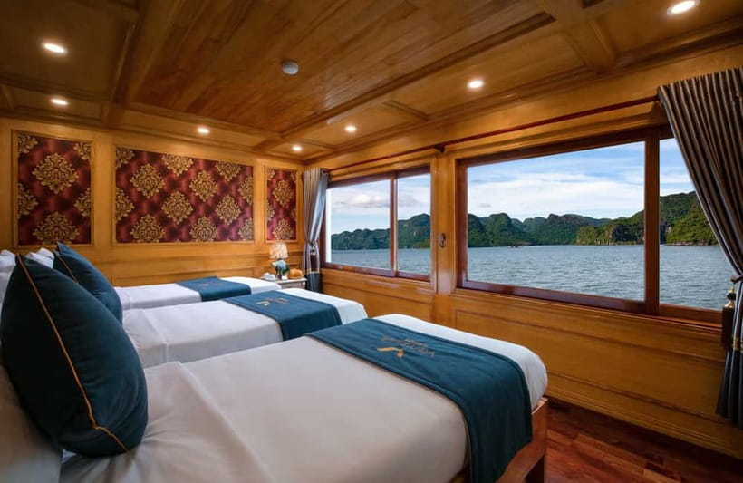 Ninh Binh: Lan Ha Bay 2D 1N cruises- bike tour, kayak, meals - Sunset from the Gulf of Tonkin, then spring roll class