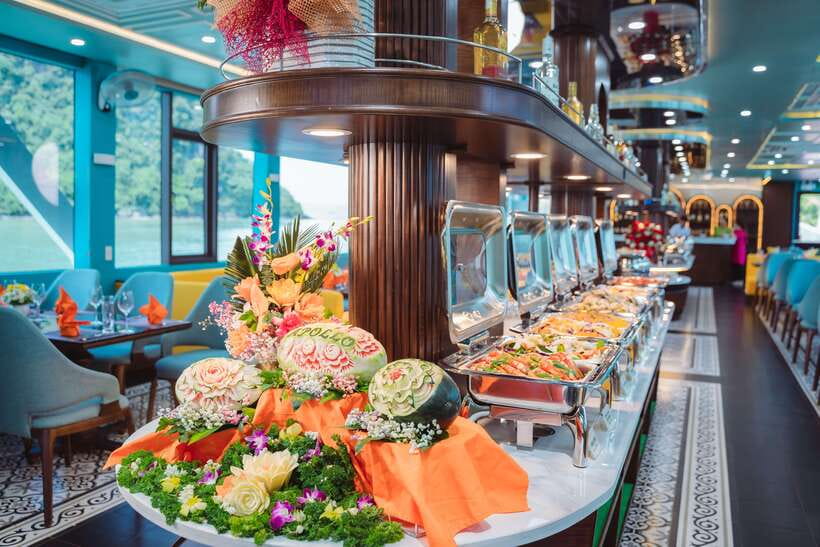 Ninh Binh: Luxury Day Cruise to Stunning Ha Long Bay + Lunch - Sung Sot (Surprising) Cave: Stalagmites and a Short Walk Through Limestone Shapes