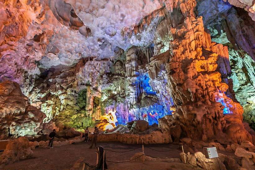 Optional Halong Bay Day Cruise with Caves, Islands & Lunch - Lunch onboard: seafood, but don’t ignore the basics