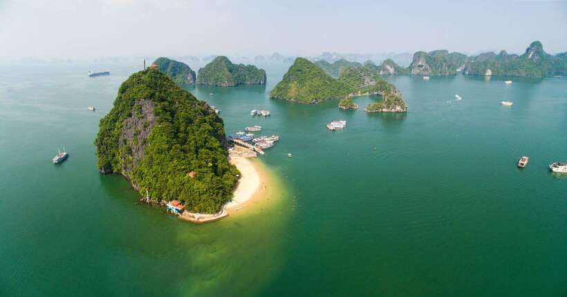 Optional Halong Bay Day Cruise with Caves, Islands & Lunch - Sunset party on the sundeck: the moment Halong Bay feels cinematic