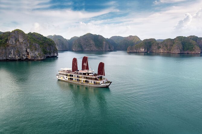 Orchid Cruises Halong Bay 2Day/1Night on 5 Star - Day 2: sunrise calm with Tai Chi, then more time on the bay