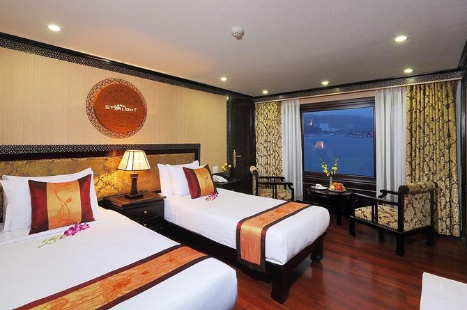 Overnight Halong Bay Cruise on the Starlight - Hang Luon Cave: Sampan Rowboat or Kayak Choice