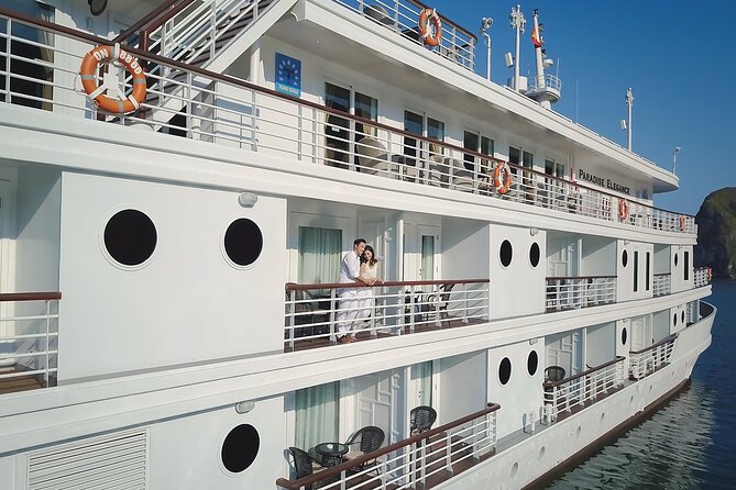 Paradise Elegance Cruise 2 days 1 night Halong Bay Tour - Day 2: Tai Chi on the sundeck, then Sung Sot Cave
