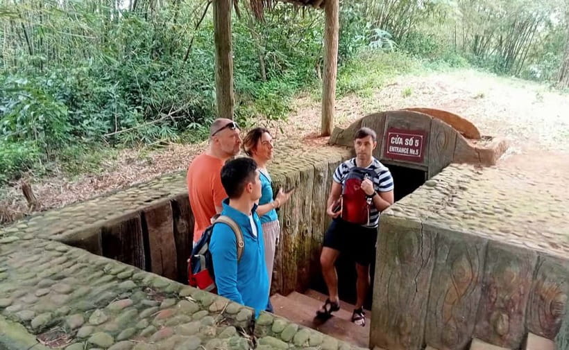 Phong Nha/Dong Hoi: DMZ Tour - Vinh Moc & Khe Sanh Base - Khe Sanh at Ta Con Airport, artifacts and trenches still tell the story