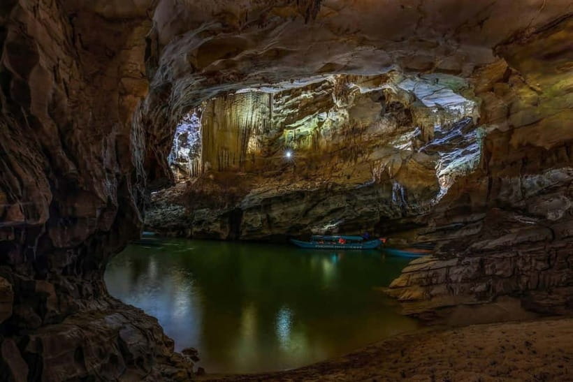 Phong Nha: Full Day Paradise Cave and Phong Nha Cave Tour - Phong Nha Cave by water, where the boat ride changes the mood