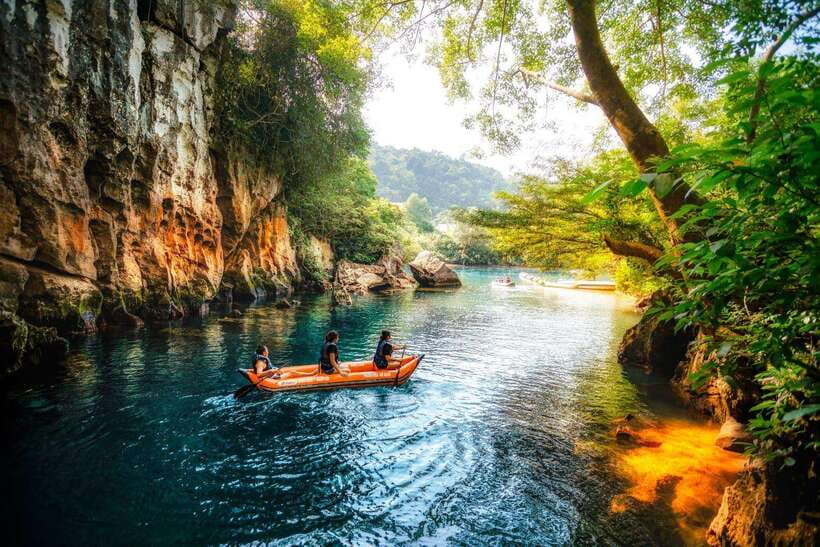 Phong Nha: Zipline Dark Cave & Paradise Cave Exploration - Paradise Cave: the royal-palace walk, tram, and 500-step climb