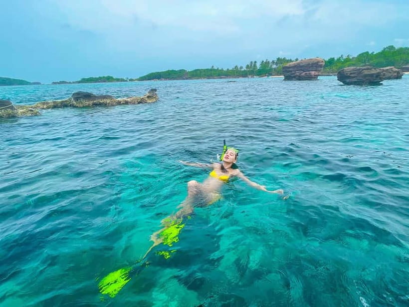 Phu Quoc: 4 Islands By Speedboat & Cable Car Trip - Gam Ghi Island: more reef time, less waiting