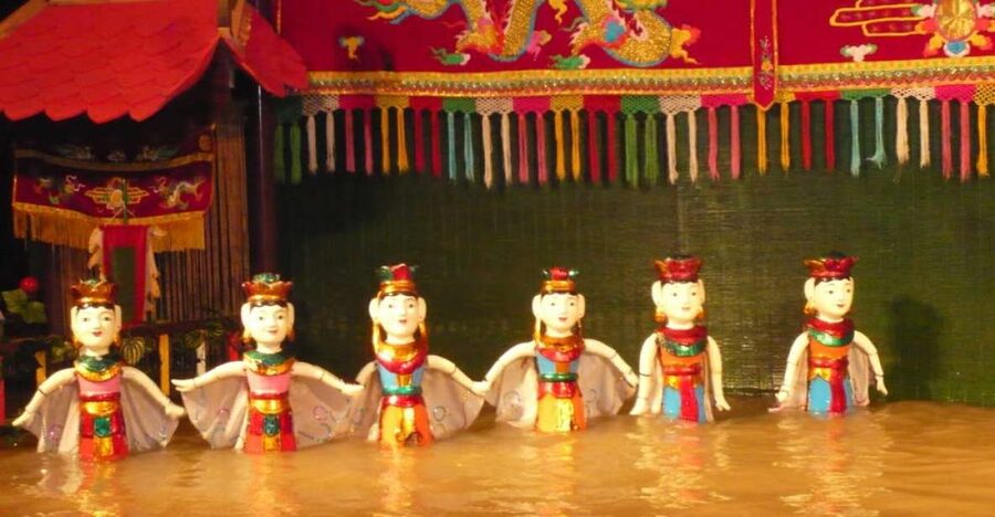 Private Evening Cyclo Tour with Water Puppet Show - The Water Puppet Show Around 06:30 PM