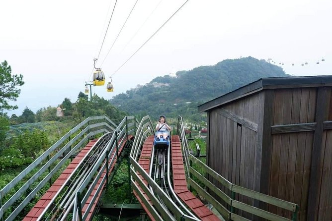 Private guided Sunworld Ba Na Hills & Golden Hands Bridge - Fantasy Park choices: Fairy Forest, Dinosaur Park, and the Horror House