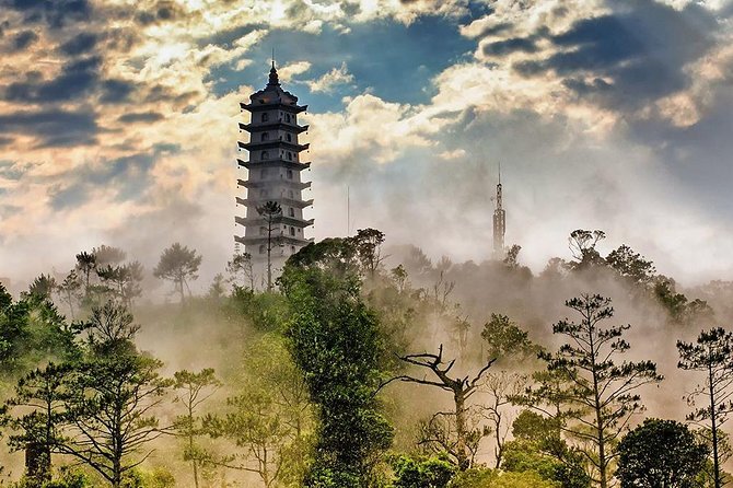 PRIVATE Half day to Golden Bridge Bana hill from Danang City - French Village Campanile and the Religious Stops That Add Variety