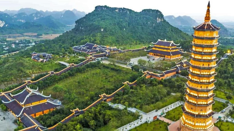 Private Tour: Hoa Lu/Bai Dinh - Trang An - Tam Coc -Mua Cave - Bai Dinh Pagoda: electric car comfort and the big interior icons