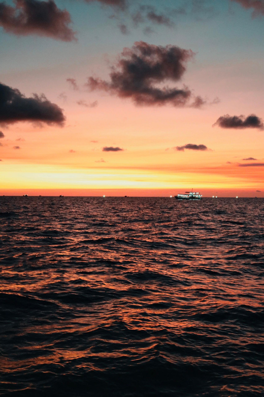 RedRiverTours - Enjoying Sunset & Night Squid Fishing - Night Squid Fishing: What the Process Feels Like Onboard