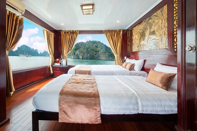 Renea Cruises - BEST Small Boat in Bai Tu Long & Halong Bay - Day One: check-in, dinner views, and Cap La Island kayaking