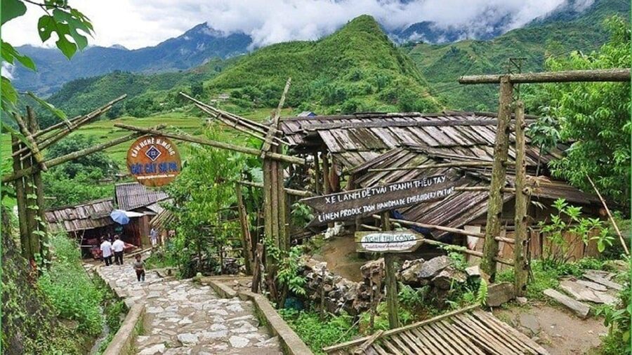 Sa Pa: Half-Day Cat Cat Village Hike to Meet H'mong People - The French hydraulic power station area, waterfall views that feel more than postcard