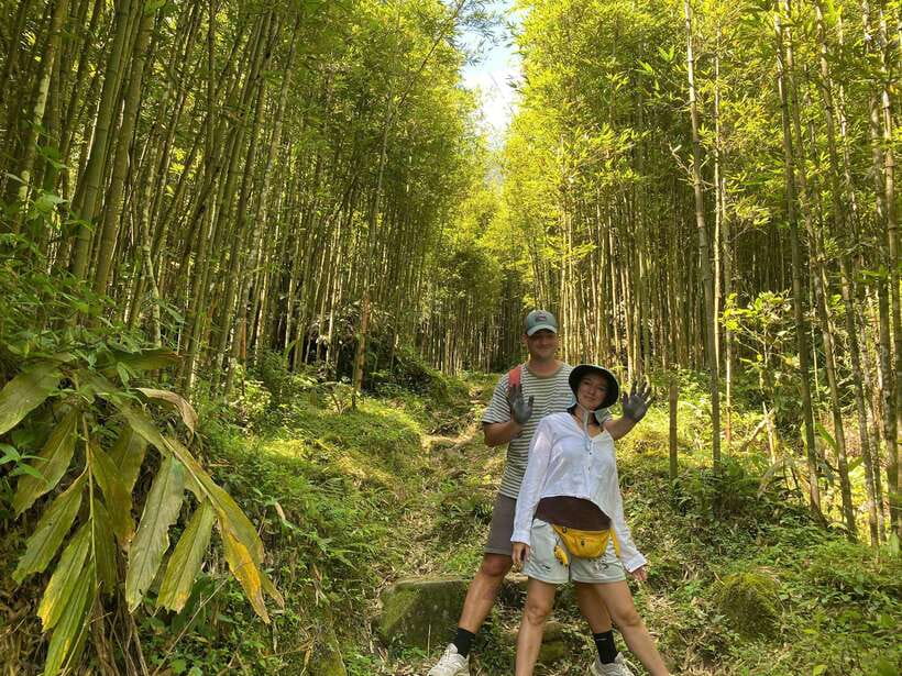 Sa Pa: Muong Hoa Valley Trek and Local Ethnic Villages - Bamboo Forest Walking Toward Giang Ta Chai (Red Dao)