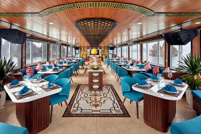 Sea Lion Luxury 5-Star Halong Day Cruise,Buffet Lunch,Shuttle Bus - Sung Sot Cave: Stairs, Light, and Why Timing Helps