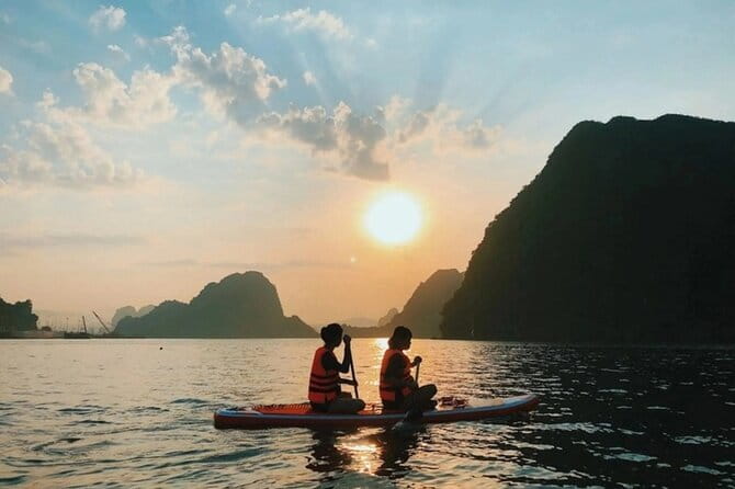 Sunset Tour in Lan Ha Bay | 4-star Daiichi Cruise - Stop 1 on Lan Ha Bay: Kayaking in Soft Afternoon Light
