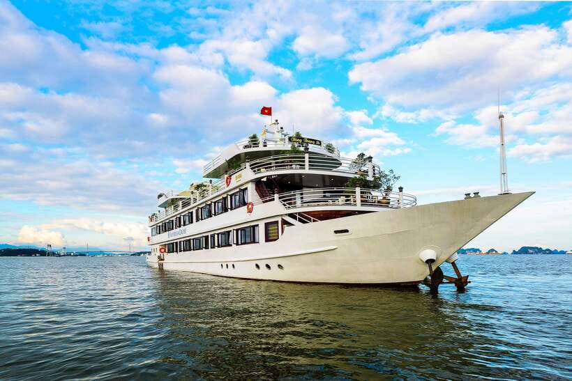 Swan Cruises: Bai Tu Long Bay 2 Days 1 Night - Sunset party on the top deck and a real cooking demonstration
