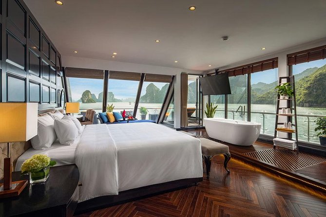 Ultra luxury style-3D/2N amazing activities Halong-Lan Ha- Cat Ba - Trung Trang cave and Valley views: what you’re walking into on Cat Ba