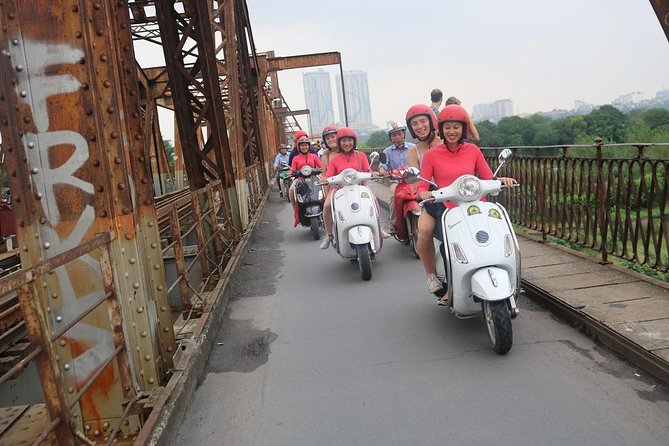 Vespa City Tour &Train Street Female With Ao Dai Riders 4,5 Hours - Ho Truc Bach to Train Street: coffee or beer and that famous photo wait