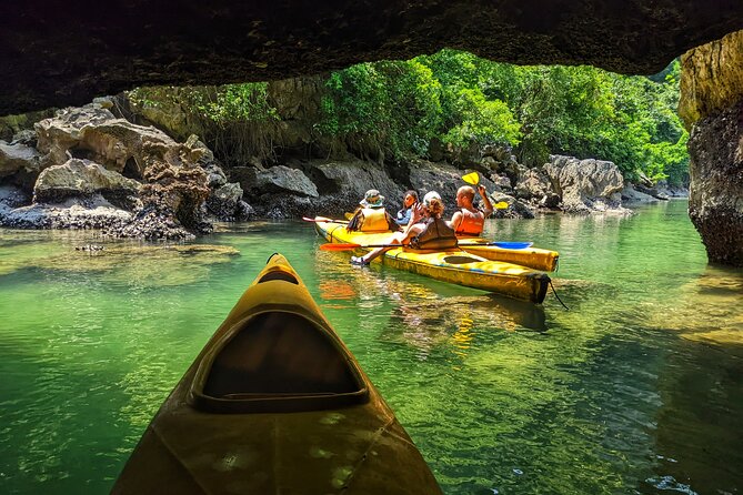 What a great combination, day cruise and night kayak with glowing biolumenescent - The Morning Boat Ride, Fishing Villages and Limestone Views